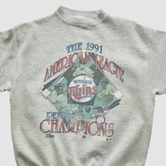 MLB Minnesota Twins Salem Sportswear 1991 Pullover Sweatshirt