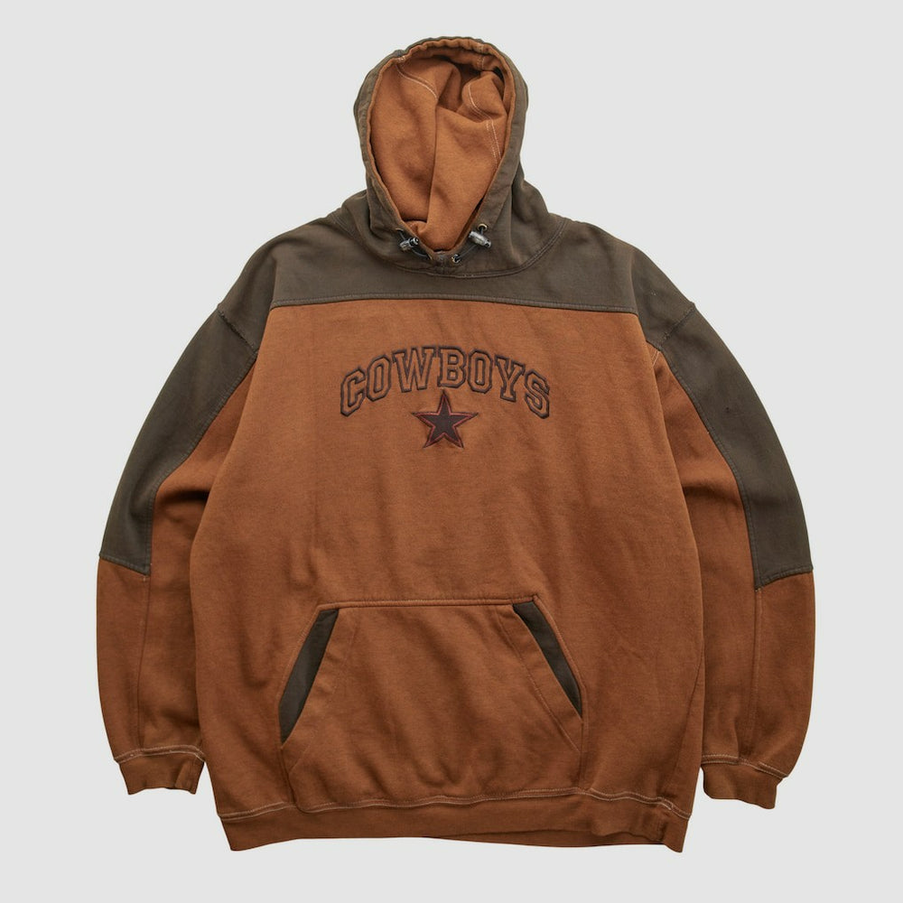 Cowboys Authentic Apparel 2000s Hooded Pullover Sweatshirt - Dallas Cowboys