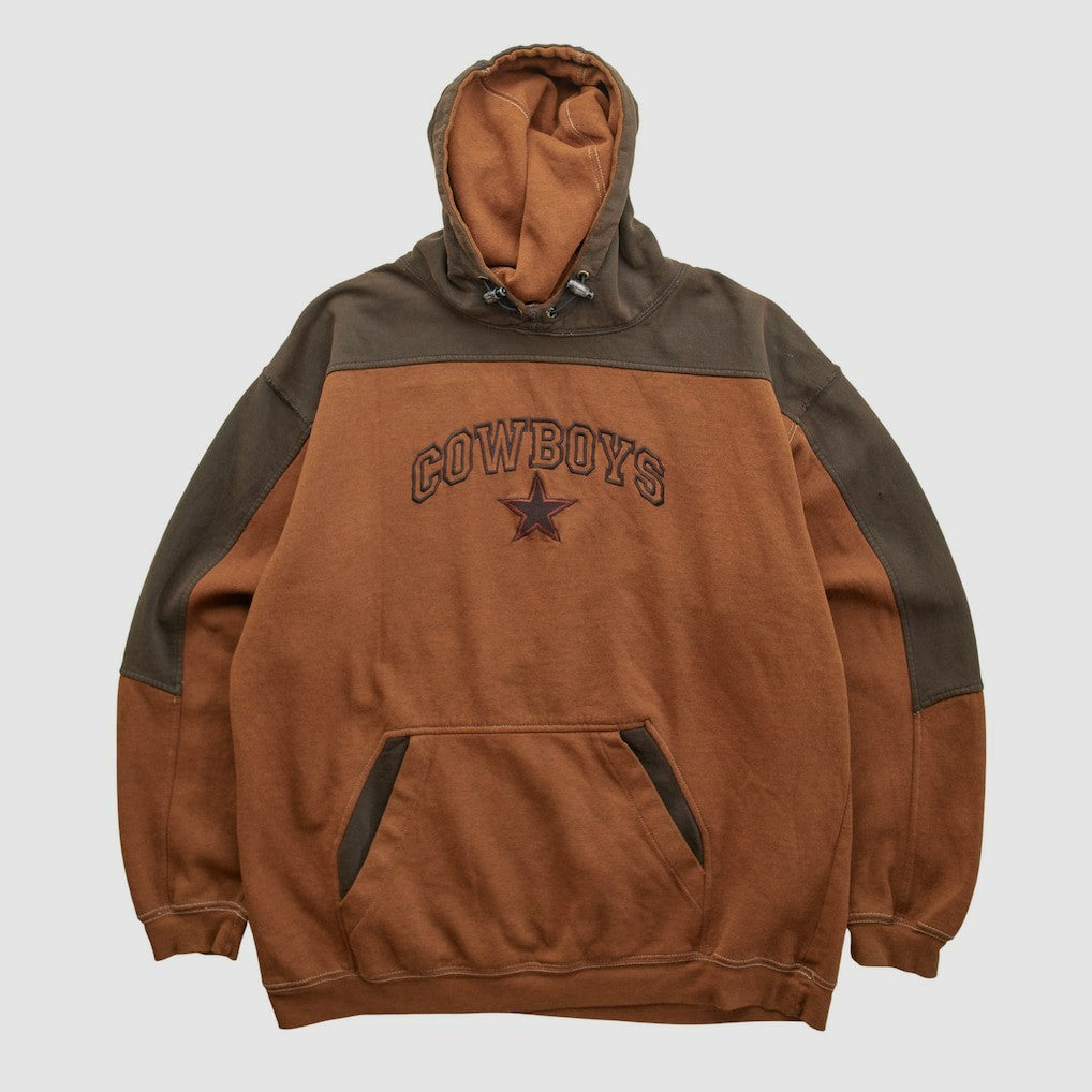 Cowboys Authentic Apparel 2000s Hooded Pullover Sweatshirt - Dallas Cowboys