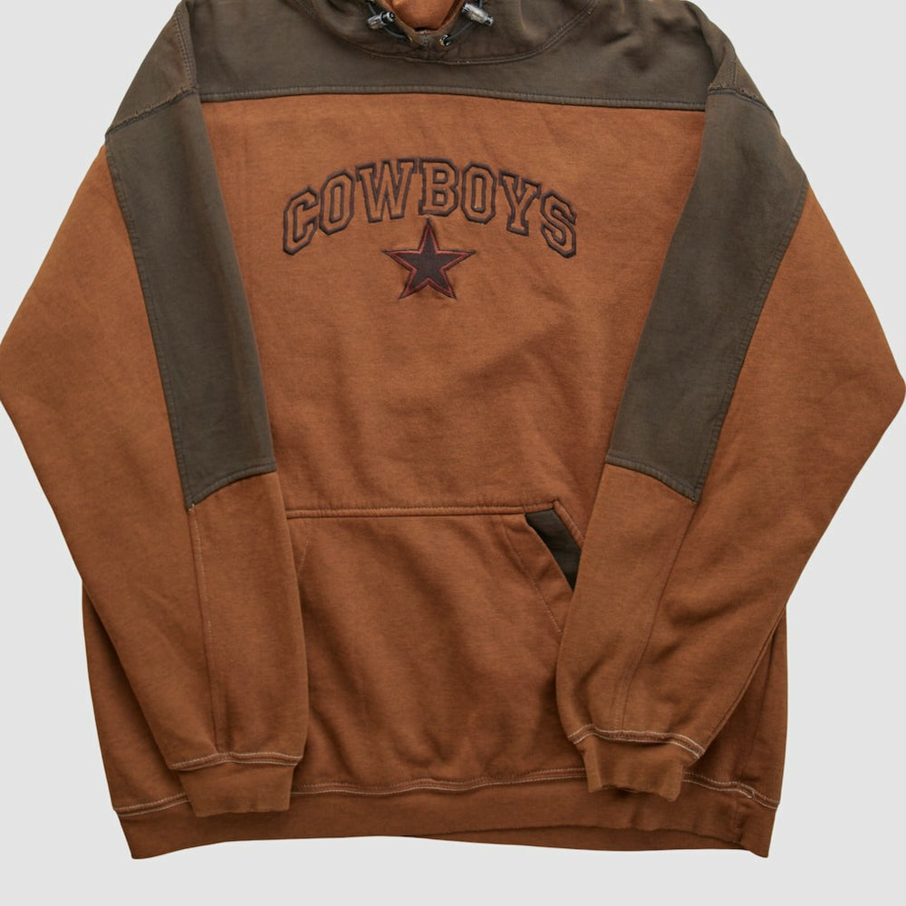 Cowboys Authentic Apparel 2000s Hooded Pullover Sweatshirt - Dallas Cowboys