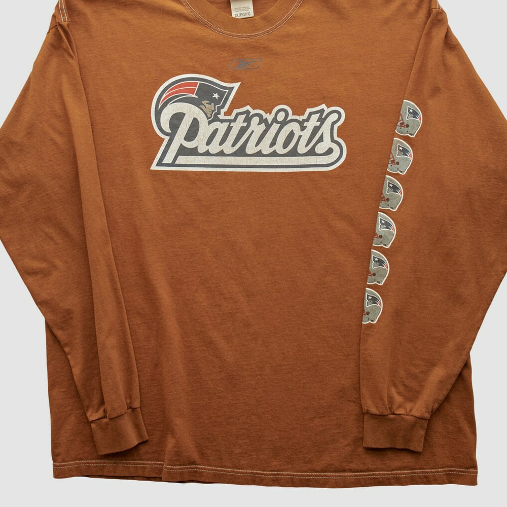 Reebok 2000s Long Sleeve T-shirt - New England Patriots