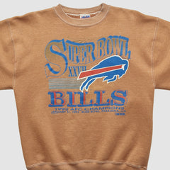 Super Bowl XXVII Trench 1992 Pullover Sweatshirt - Buffalo Bills