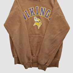 Lee Apparel 2000s Hooded Pullover Sweatshirt - Minnesota Vikings