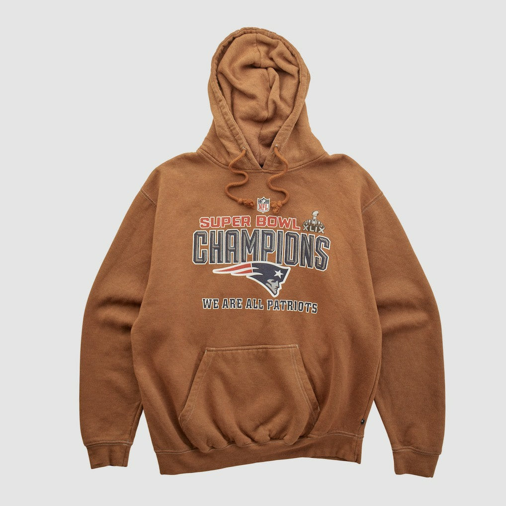 Super Bowl XLIX Pennant Sportswear 2015 Hooded Pullover Sweatshirt - New England Patriots
