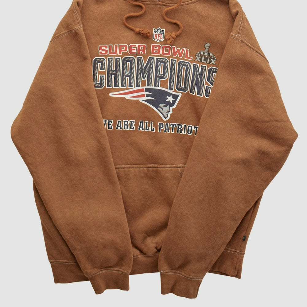 Super Bowl XLIX Pennant Sportswear 2015 Hooded Pullover Sweatshirt - New England Patriots