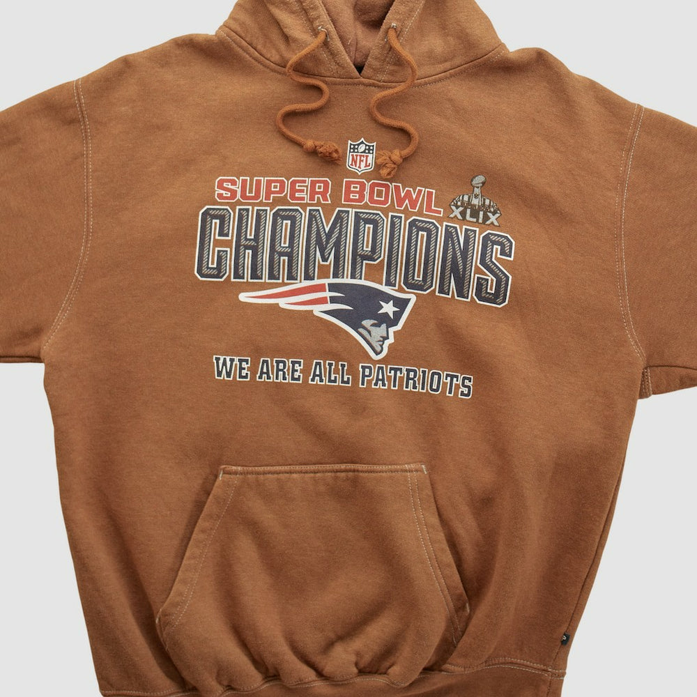 Super Bowl XLIX Pennant Sportswear 2015 Hooded Pullover Sweatshirt - New England Patriots