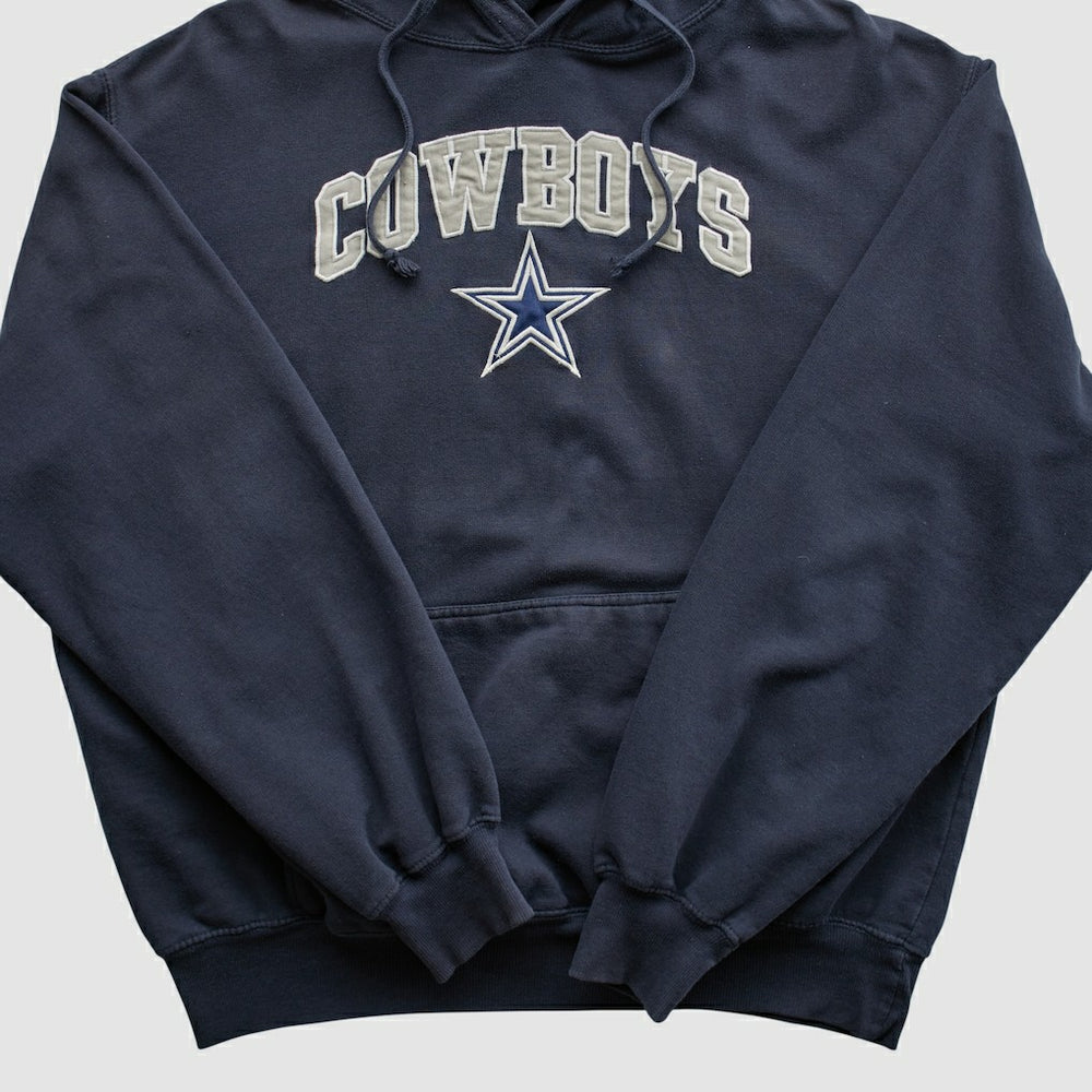 Cowboys Authentic Apparel 2010s Hooded Pullover Sweatshirt - Dallas Cowboys
