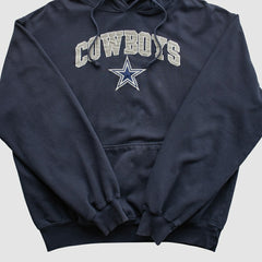 Cowboys Authentic Apparel 2010s Hooded Pullover Sweatshirt - Dallas Cowboys