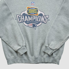 Super Bowl XXXVIII Lee Apparel 2004 Pullover Sweatshirt - New England Patriots