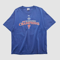 MLB World Series Champions Majestic 2008 T-shirt