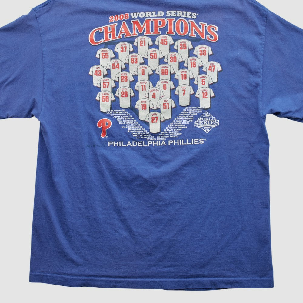 MLB World Series Champions Majestic 2008 T-shirt
