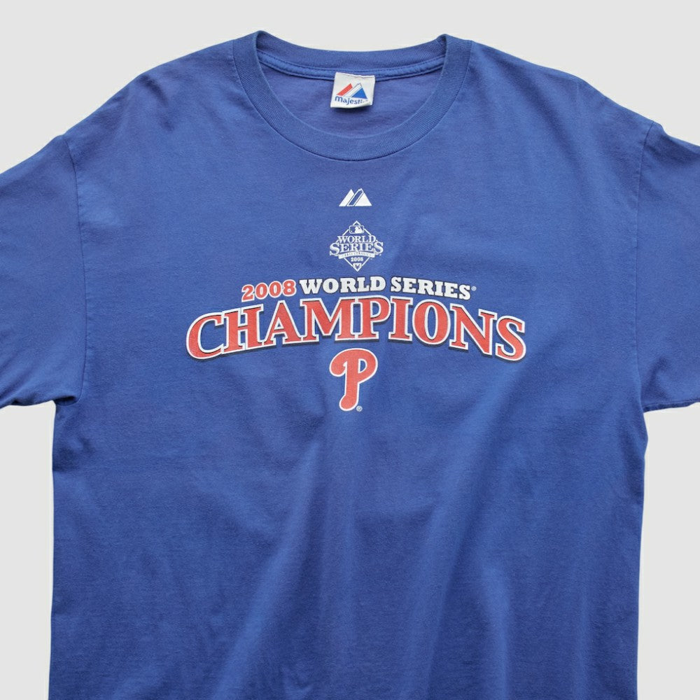 MLB World Series Champions Majestic 2008 T-shirt
