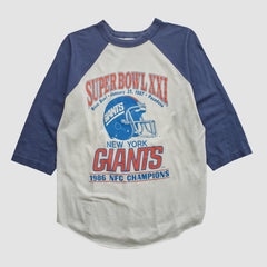 Super Bowl XXI Trench 1986 T-shirt - New York Giants