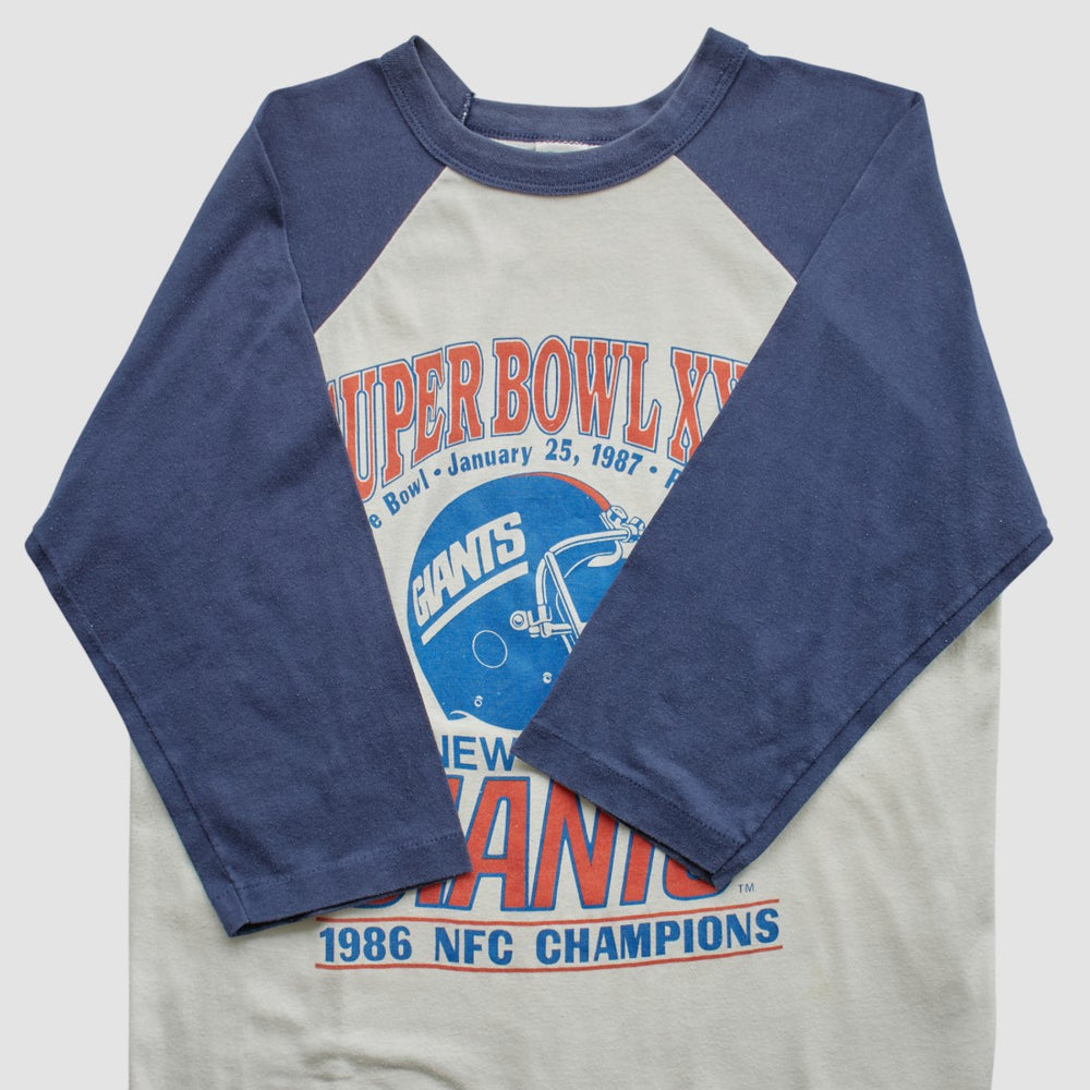 Super Bowl XXI Trench 1986 T-shirt - New York Giants