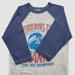 Super Bowl XXI Trench 1986 T-shirt - New York Giants