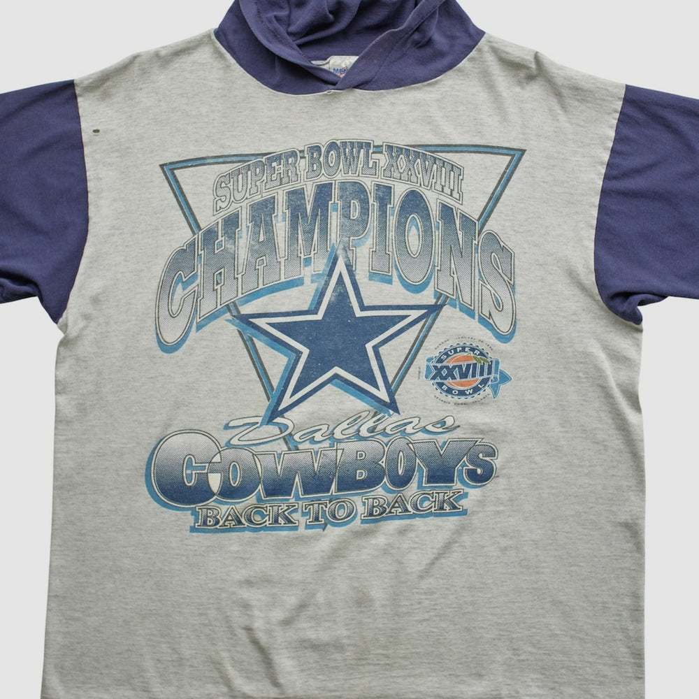 Super Bowl XXVIII Mendez Sportswear 1994 Hooded T-shirt - Dallas Cowboys