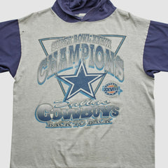 Super Bowl XXVIII Mendez Sportswear 1994 Hooded T-shirt - Dallas Cowboys