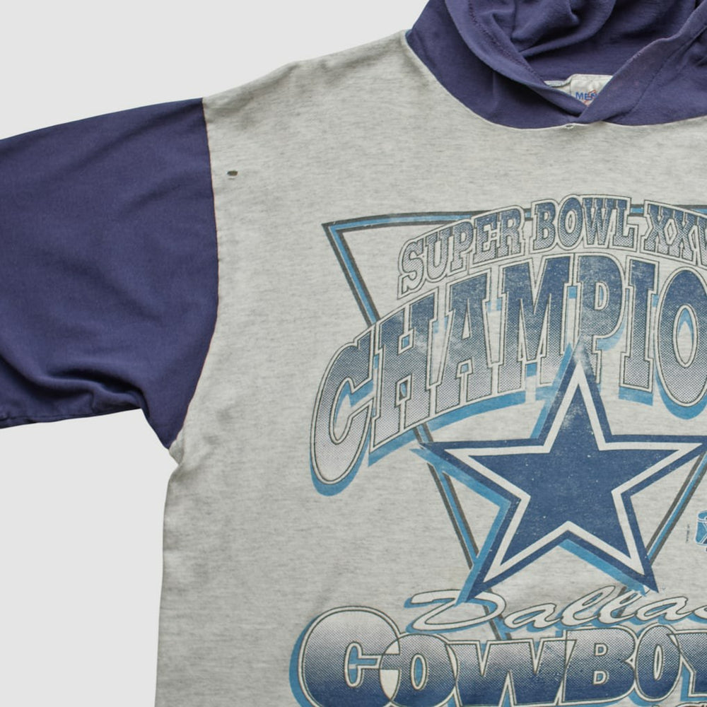 Super Bowl XXVIII Mendez Sportswear 1994 Hooded T-shirt - Dallas Cowboys