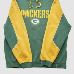 Reebok 2010s Hooded Pullover Sweatshirt - Green Bay Packers