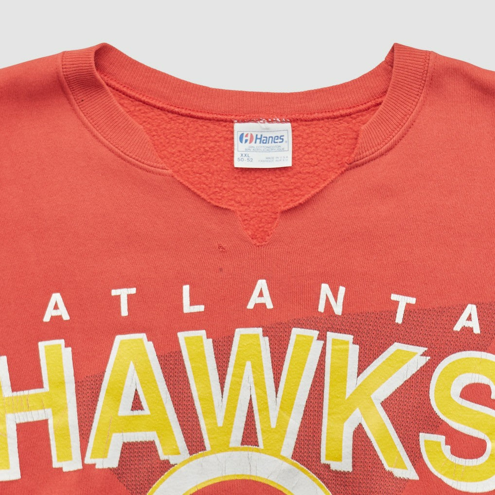 NBA Atlanta Hawks Hanes 90s Pullover Sweatshirt