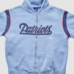 Reebok 2000s Hooded Full Zip Sweatshirt - New England Patriots