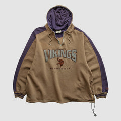 Lee Sport 90s Hooded 1/4 Zip Sweatshirt - Minnesota Vikings