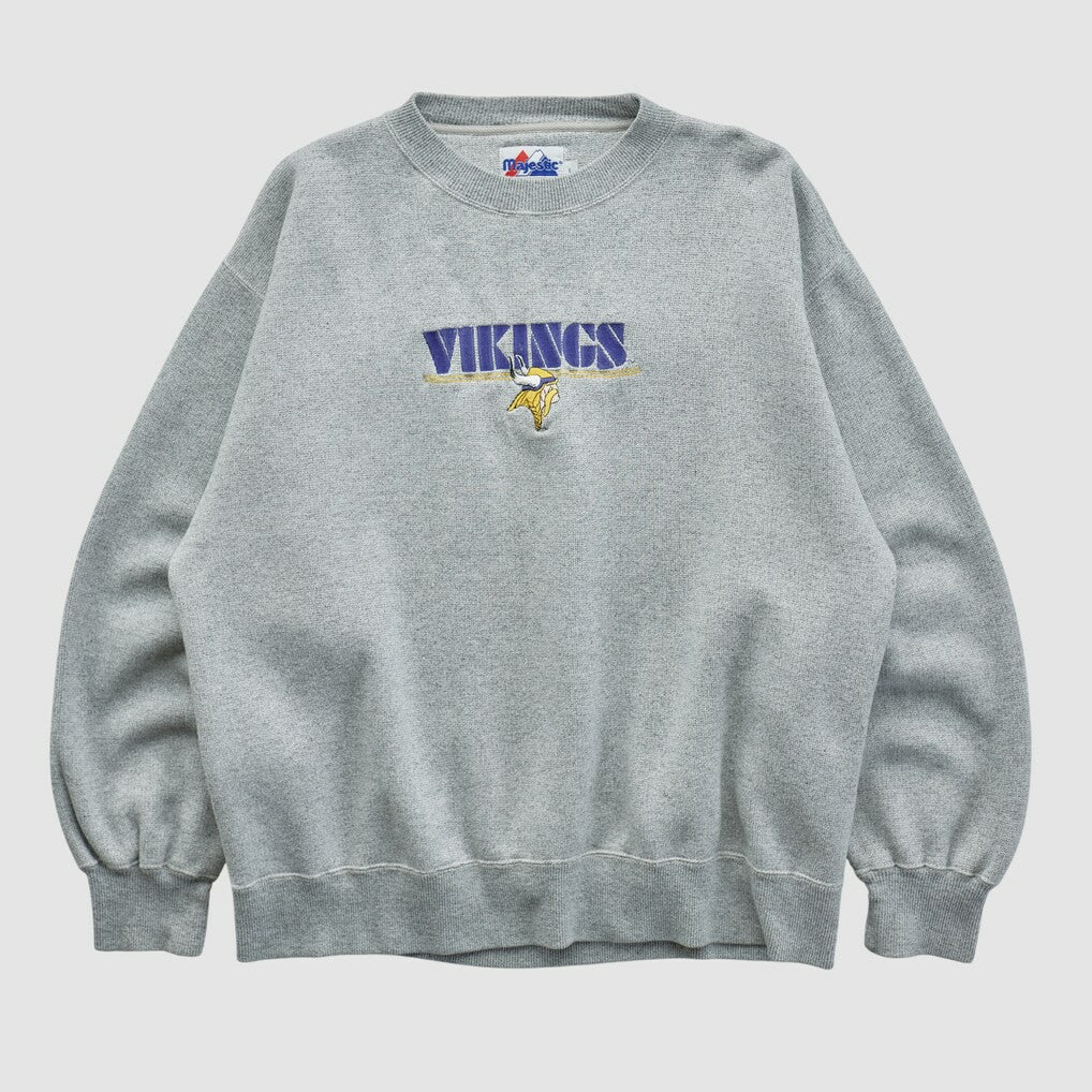 Majestic 2000s Pullover Sweatshirt - Minnesota Vikings
