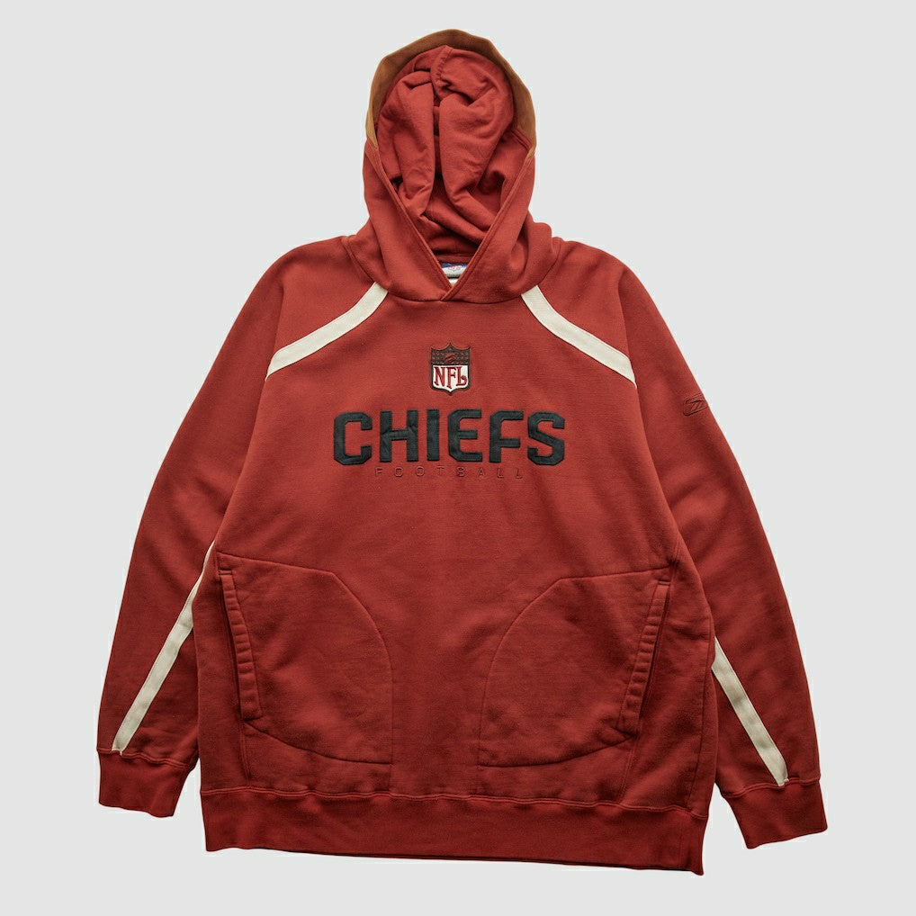 Reebok 2000s Hooded Pullover Sweatshirt - Kansas City Chiefs