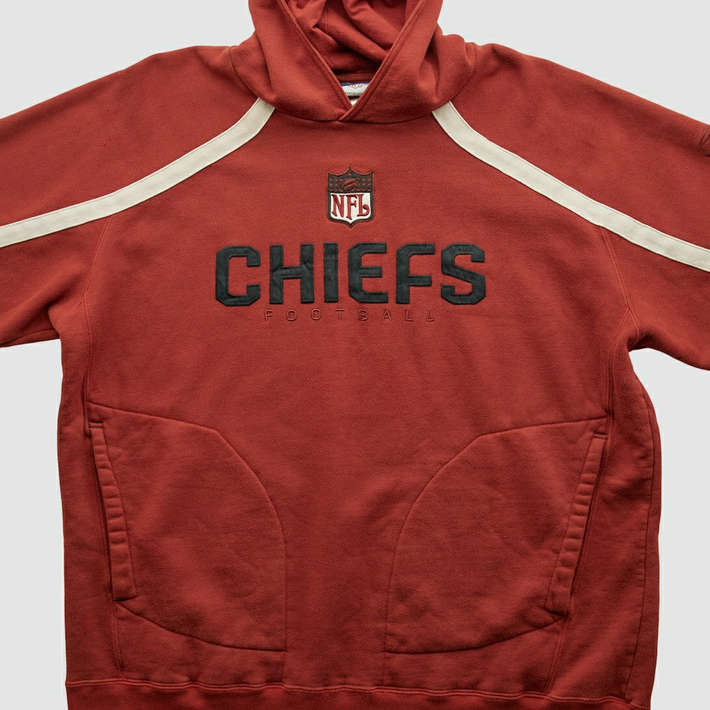 Reebok 2000s Hooded Pullover Sweatshirt - Kansas City Chiefs