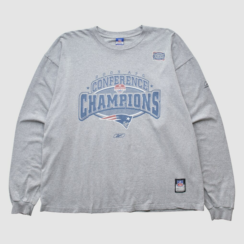 Reebok 2003 Long Sleeve T-shirt - New England Patriots