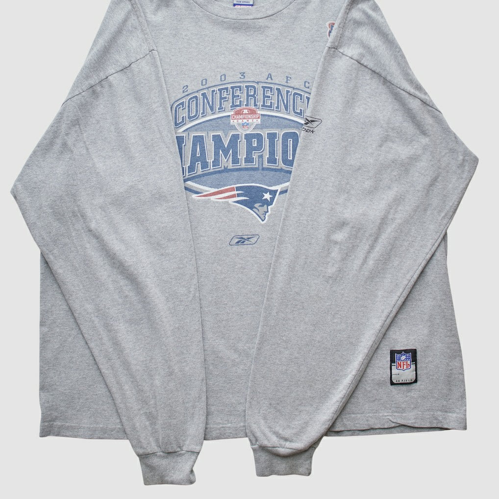 Reebok 2003 Long Sleeve T-shirt - New England Patriots