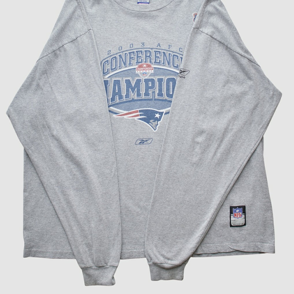 Reebok 2003 Long Sleeve T-shirt - New England Patriots