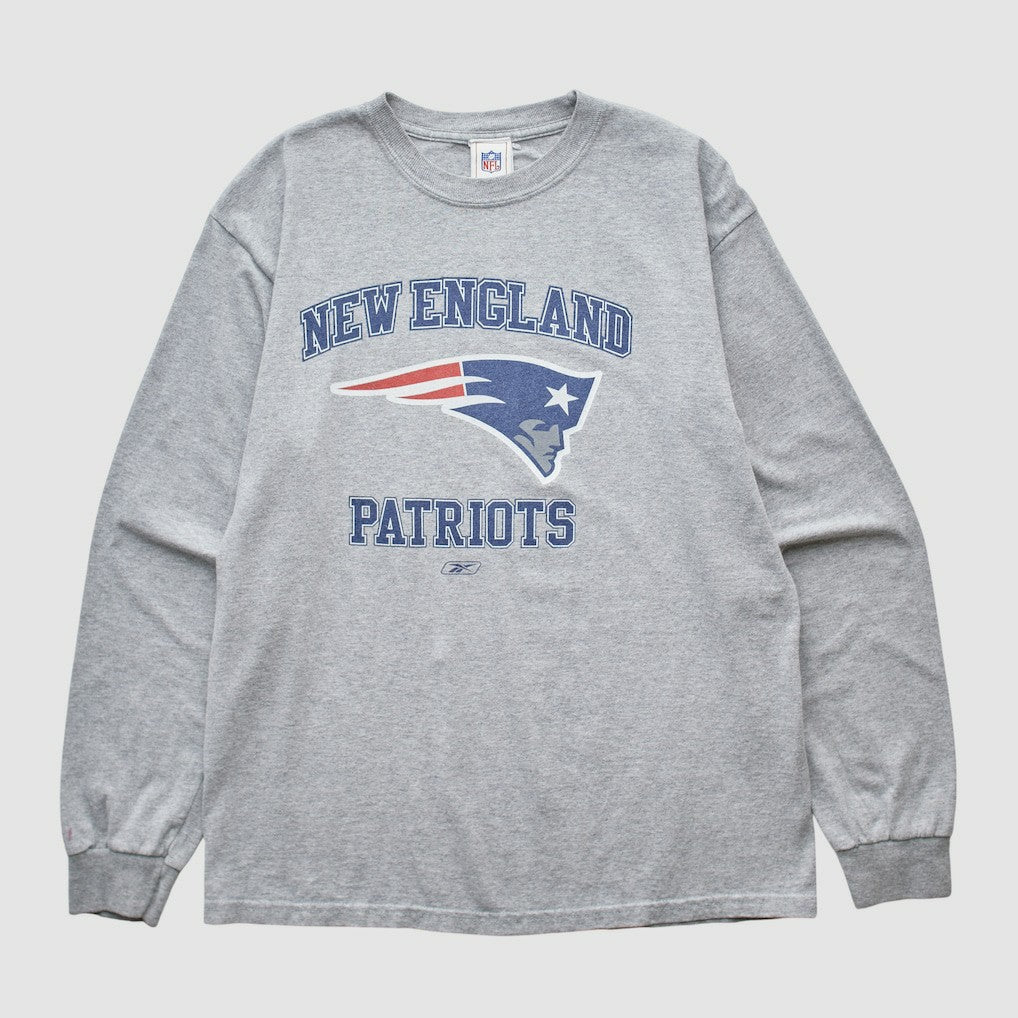 Reebok 2000s Long Sleeve T-shirt - New England Patriots
