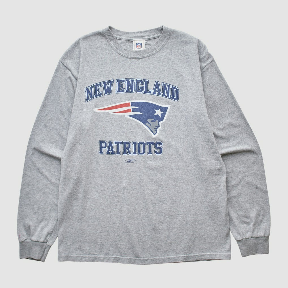 Reebok 2000s Long Sleeve T-shirt - New England Patriots