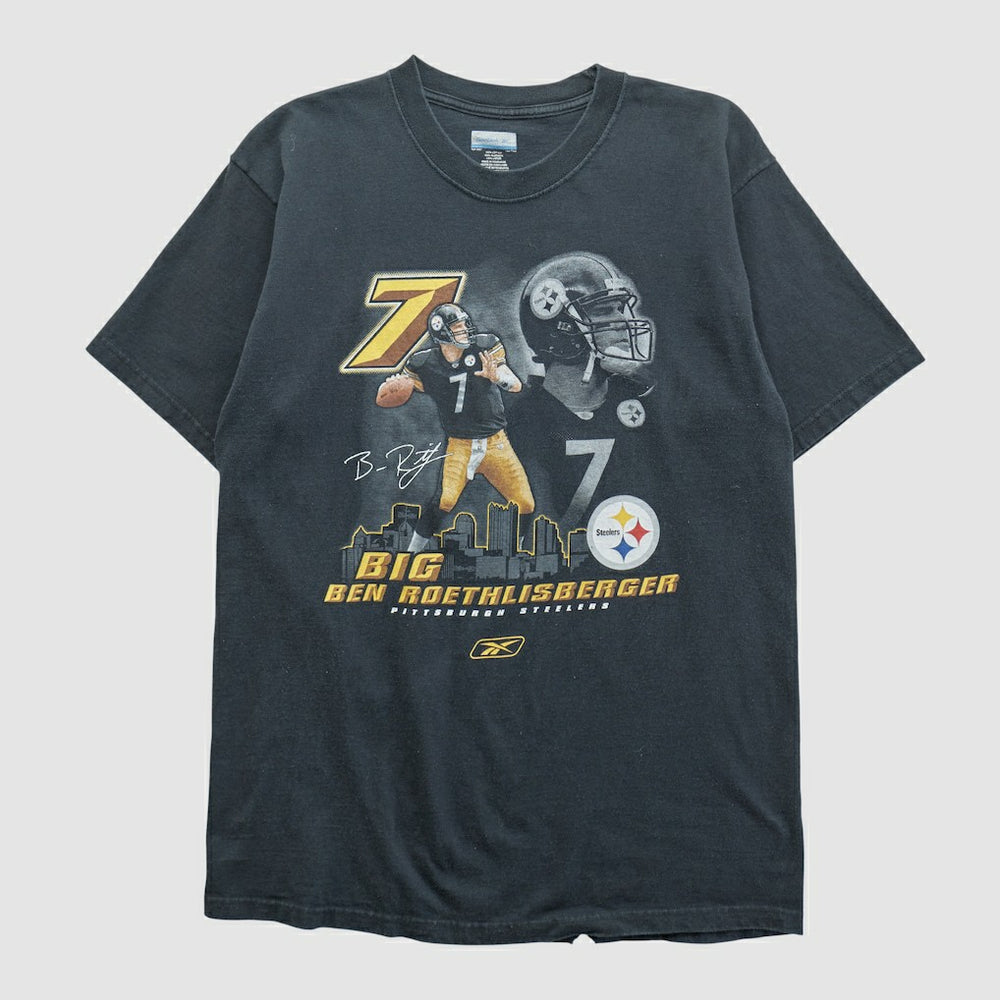Ben Roethlisberger Reebok 2000s T-shirt - Pittsburgh Steelers