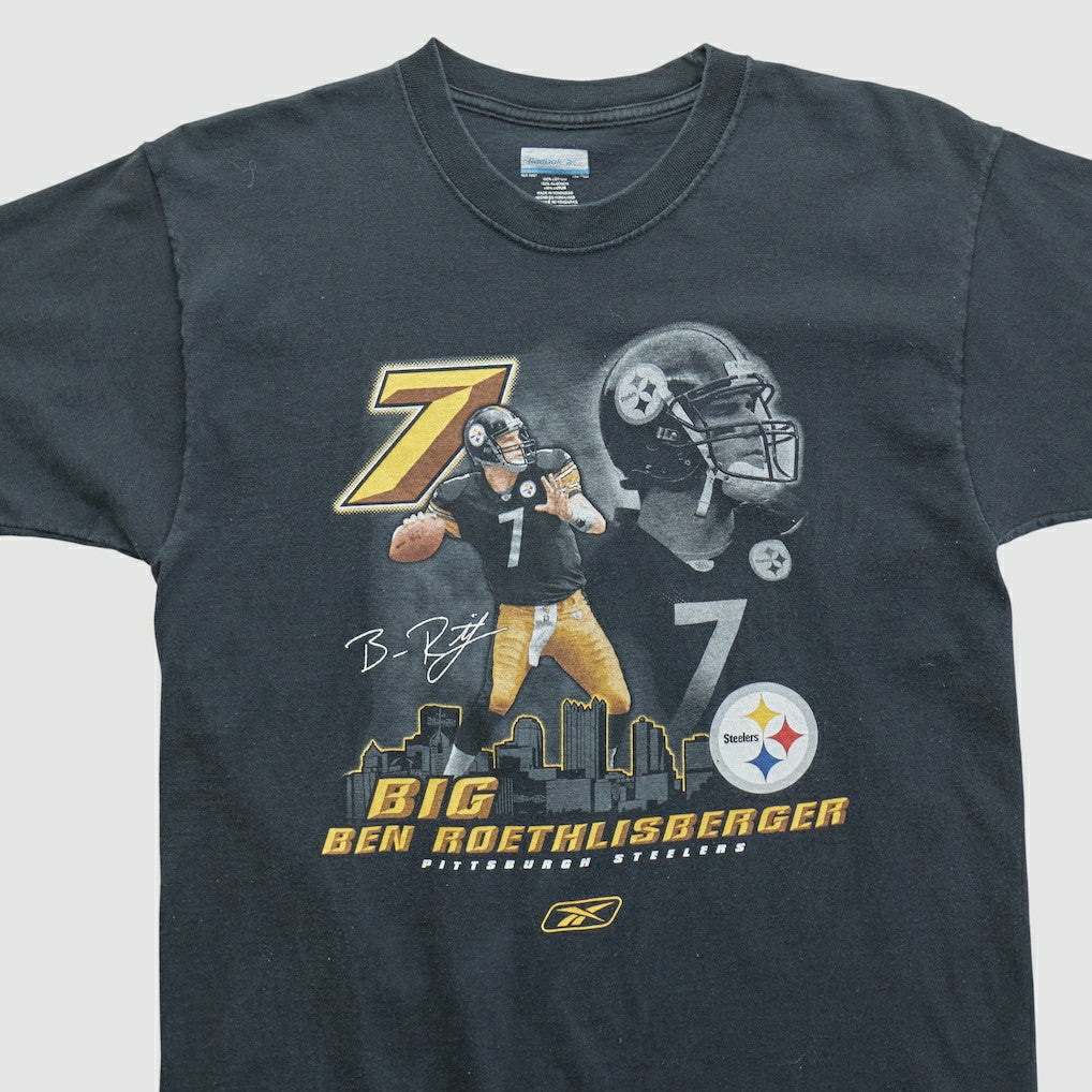 Ben Roethlisberger Reebok 2000s T-shirt - Pittsburgh Steelers