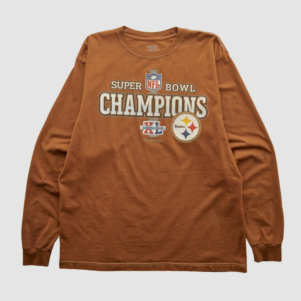 Super Bowl Champions Reebok 2006 Long Sleeve T-shirt - Pittsburgh Steelers