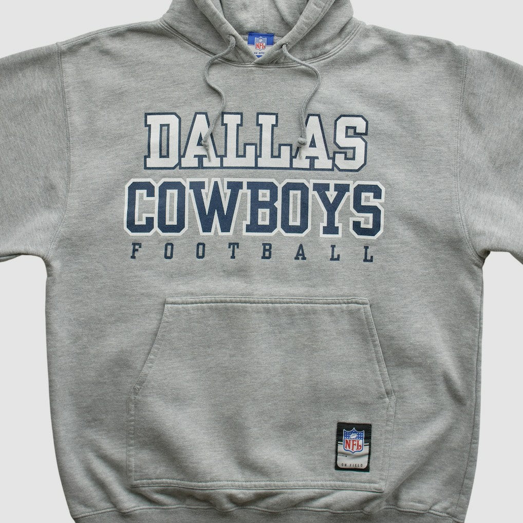 Reebok 2000s Hooded Pullover Sweatshirt - Dallas Cowboys