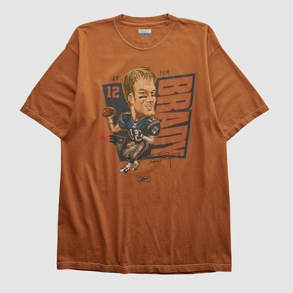Tom Brady Reebok 2000s T-shirt - New England Patriots
