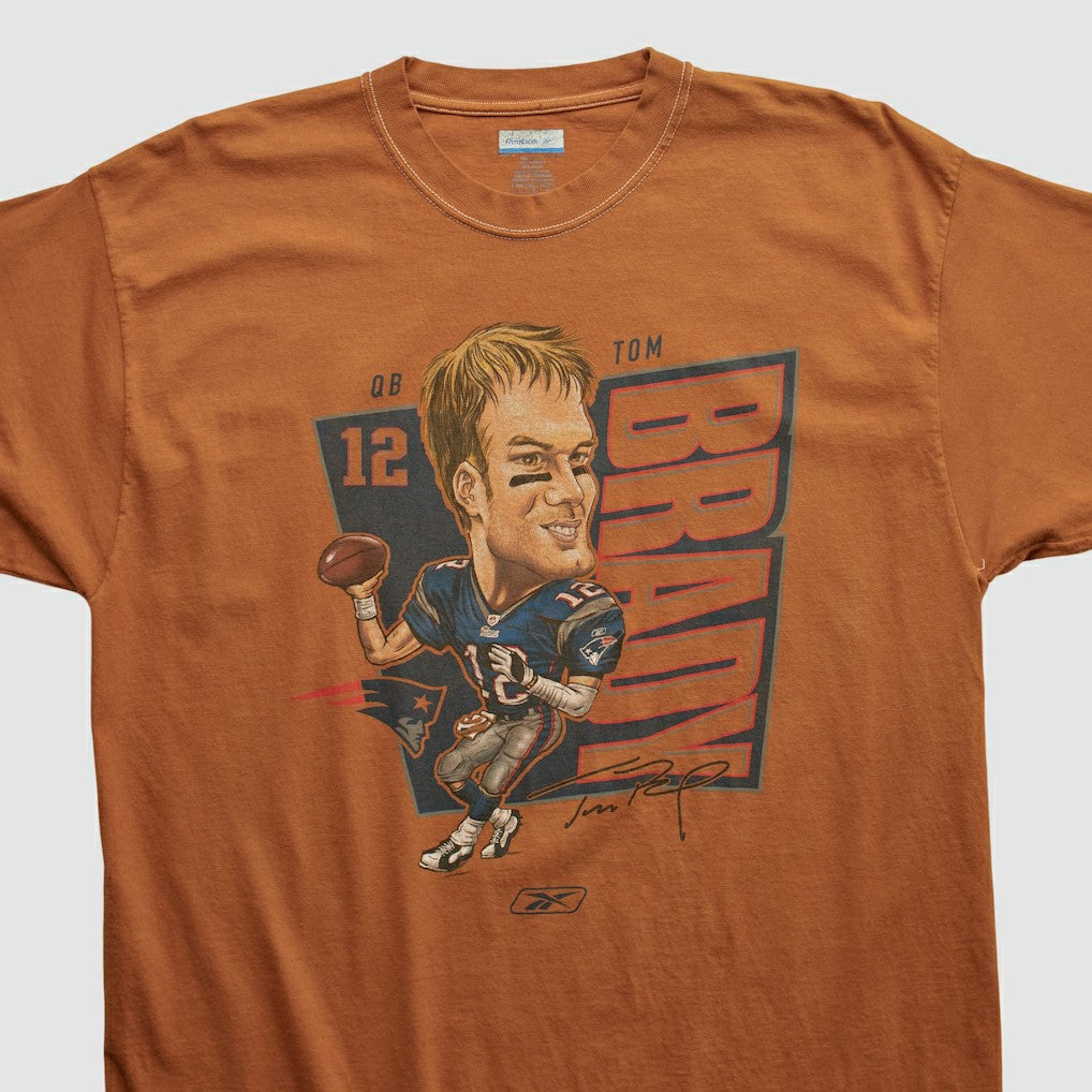 Tom Brady Reebok 2000s T-shirt - New England Patriots