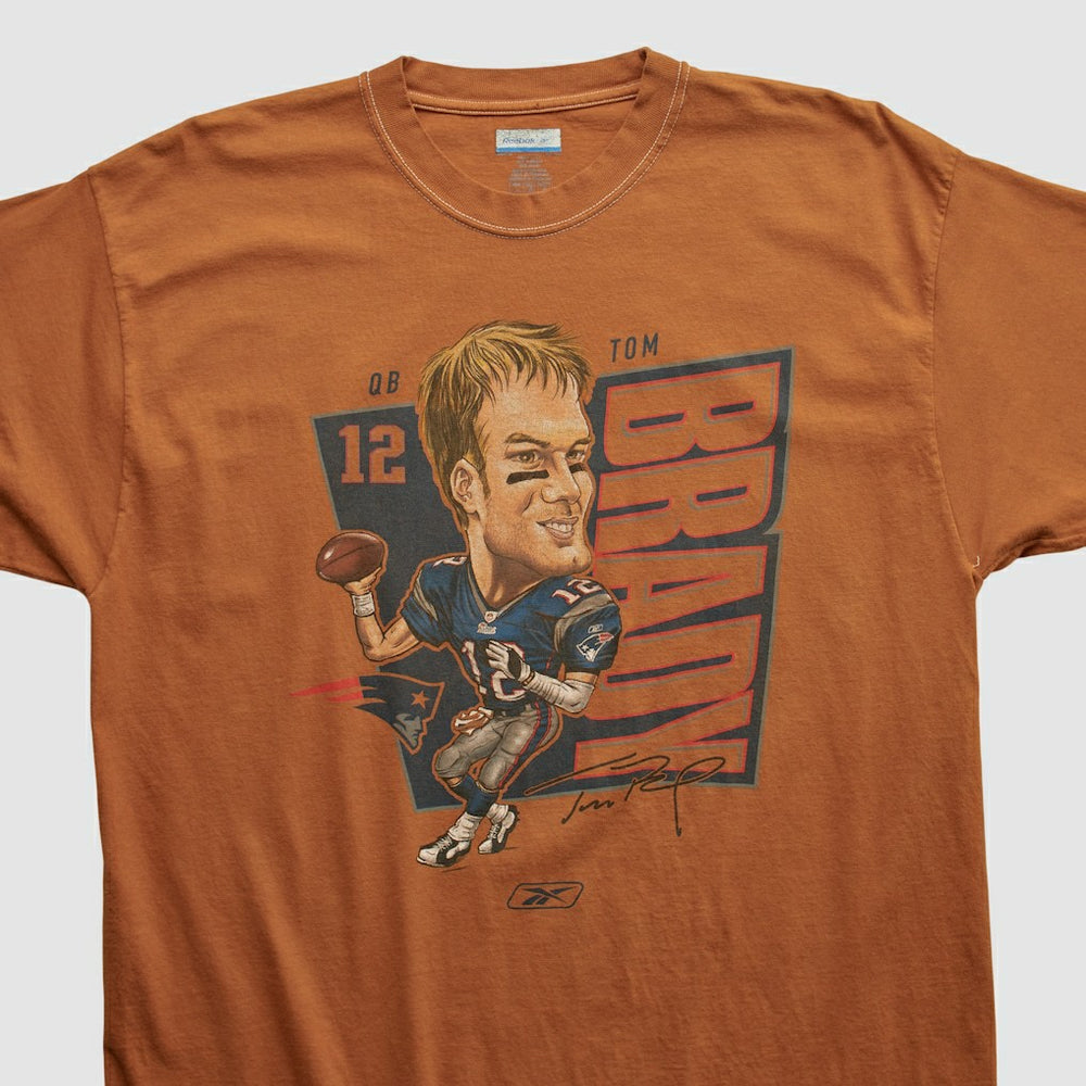 Tom Brady Reebok 2000s T-shirt - New England Patriots