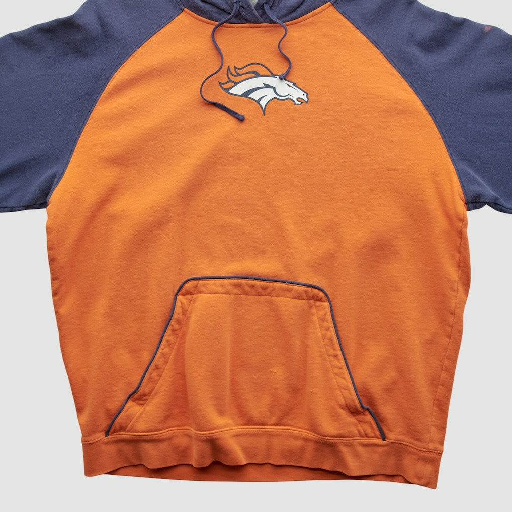Reebok 2000s Hooded Pullover Sweatshirt - Denver Broncos