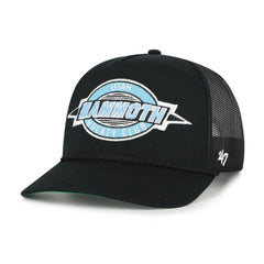 NHL Black Utah Mammoth '47 Frame Out Mesh Rope Hitch Adjustable Hat