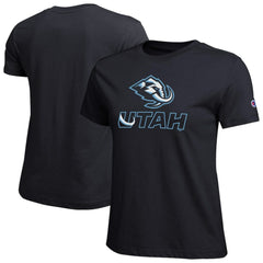 NHL Black Utah Mammoth Champion Women's Wordmark Lockup T-Shirt