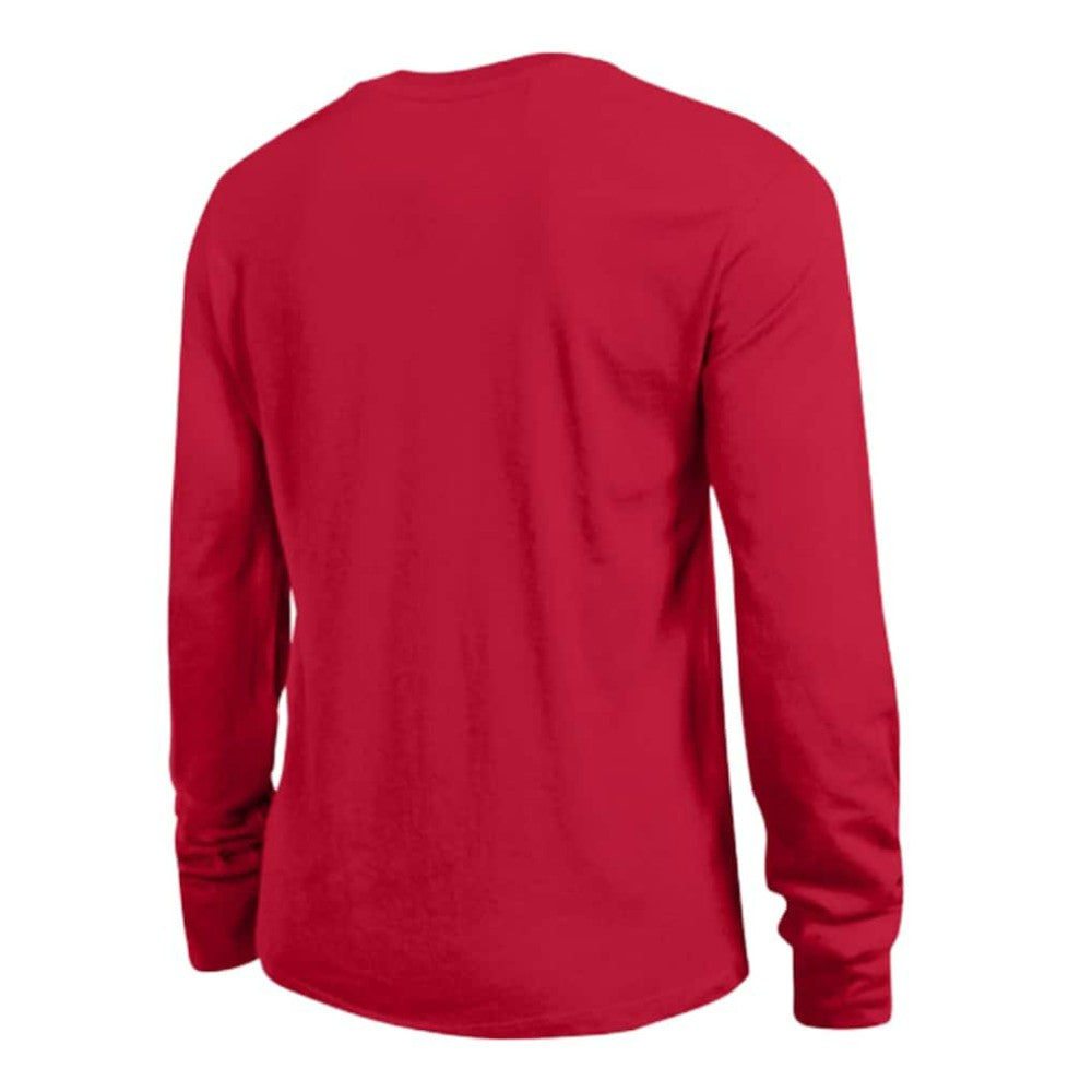 NHL Red Florida Panthers Champion Women's Wordmark Lockup Long Sleeve T-Shirt