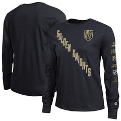 NHL Black Vegas Golden Knights Champion Women's 2-Hit Long Sleeve T-Shirt