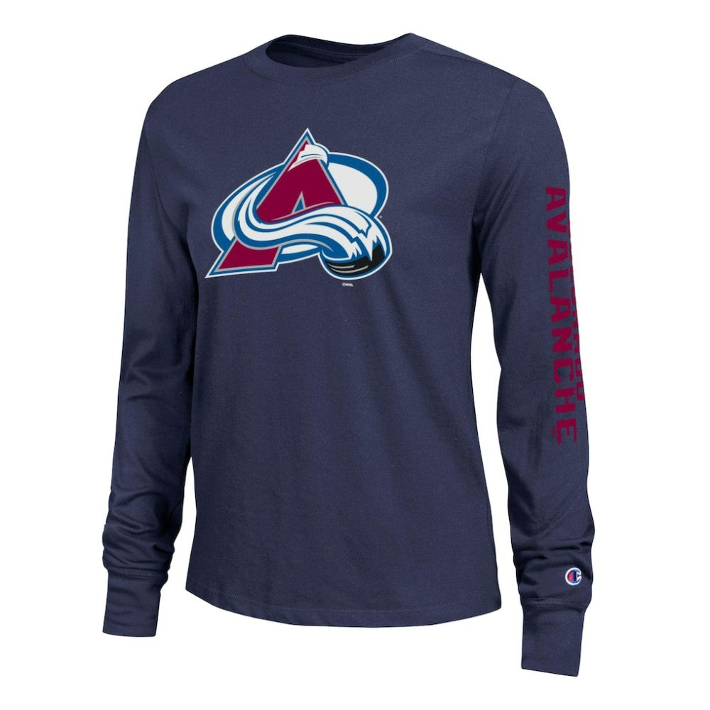NHL Blue Colorado Avalanche Champion Women's 2-Hit Long Sleeve T-Shirt