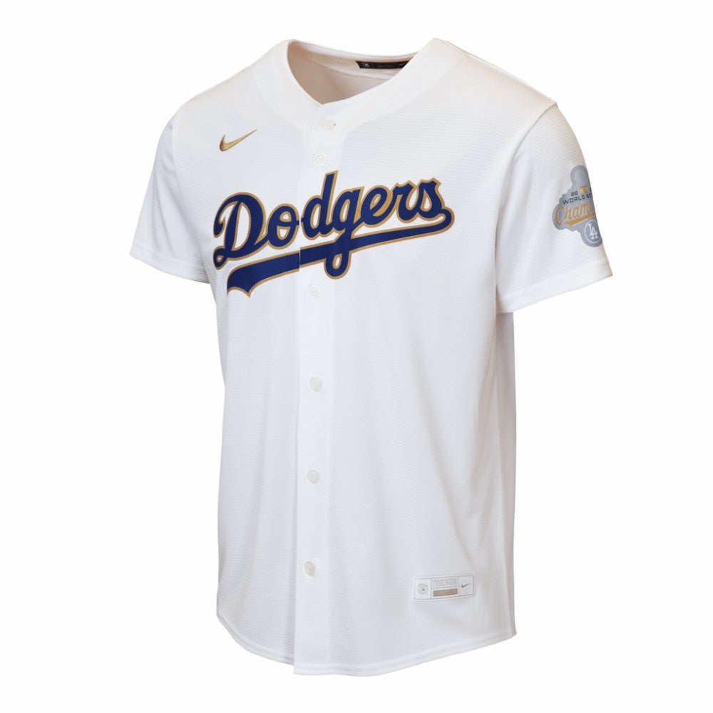 MLB Los Angeles Dodgers Nike Youth 2026 Gold Collection Home Replica Jersey