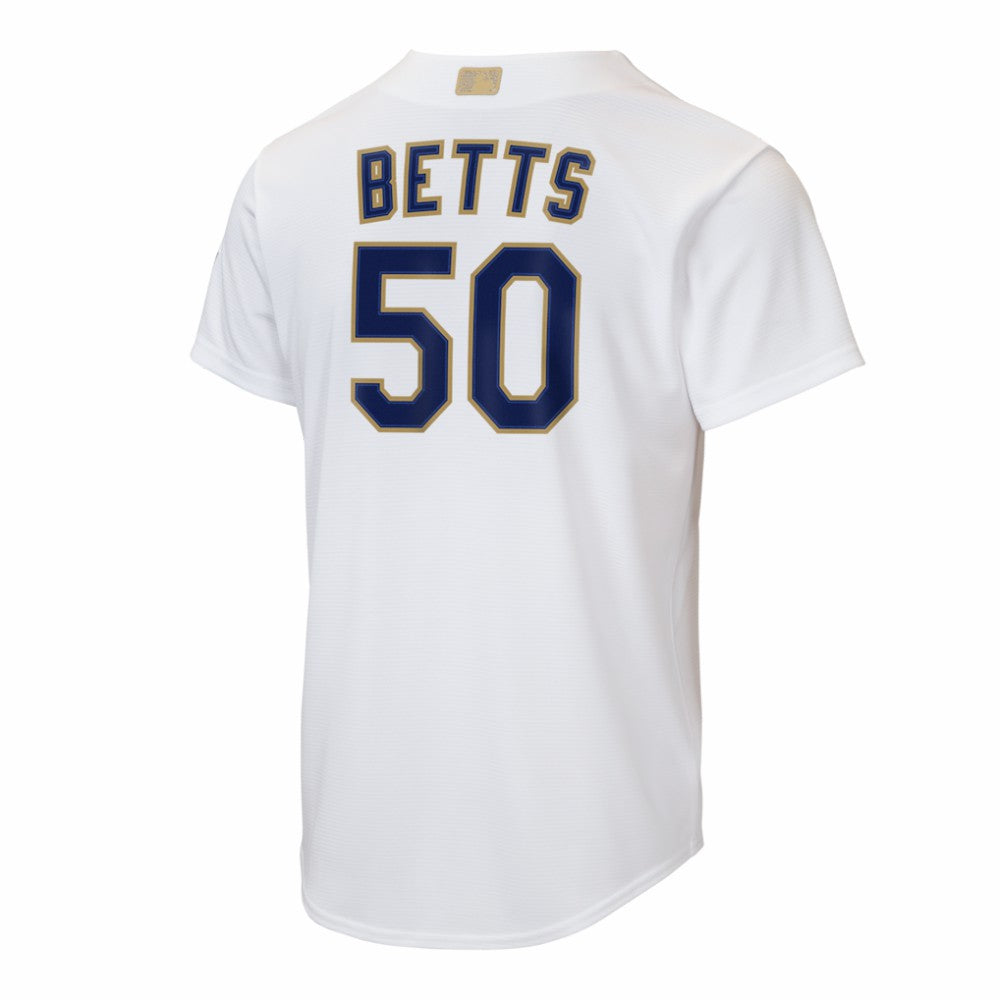 MLB Mookie Betts Los Angeles Dodgers Nike Youth 2026 Gold Collection Home Replica Jersey