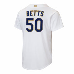 MLB Mookie Betts Los Angeles Dodgers Nike Youth 2026 Gold Collection Home Replica Jersey
